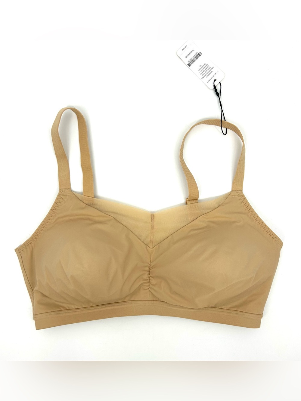 Understance 36DD/DDD Smooth Essentials Wireless Full Coverage Bra Tan